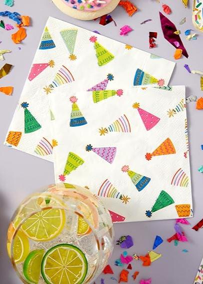 Sprinkle Birthday Paper Cocktail Napkins