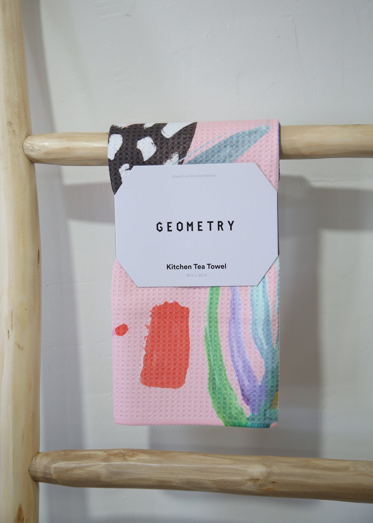 Thinking of You Geometry Tea Towel