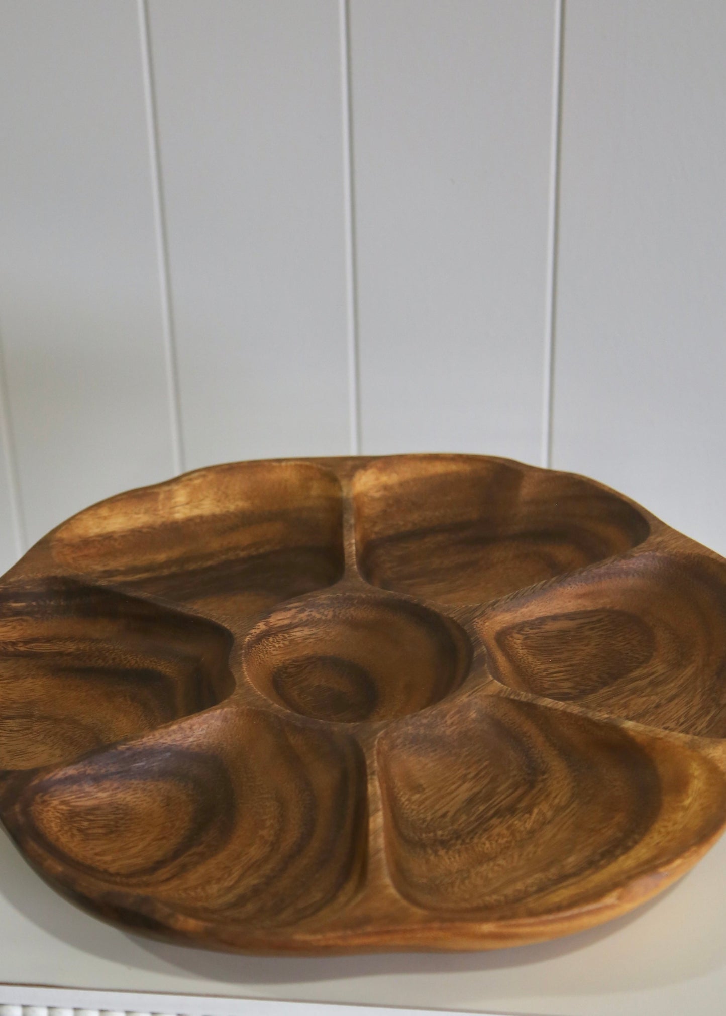 Acacia Wood Chip and Dip Tray