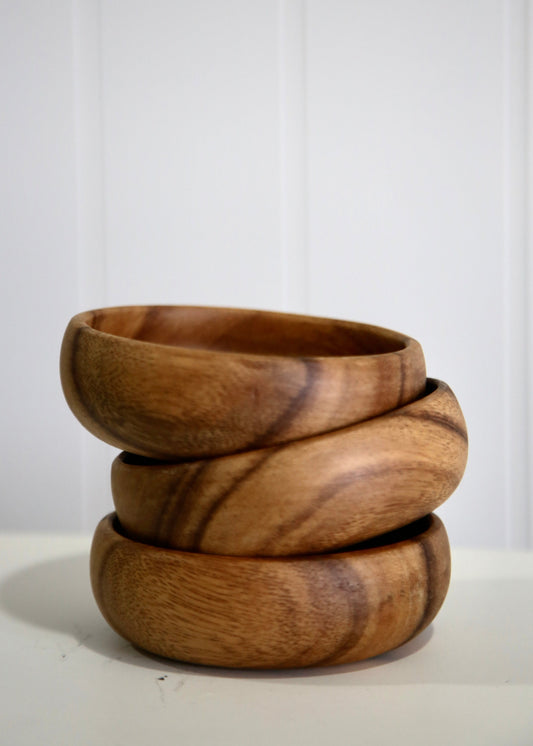 Acacia Wood Dipping Bowl