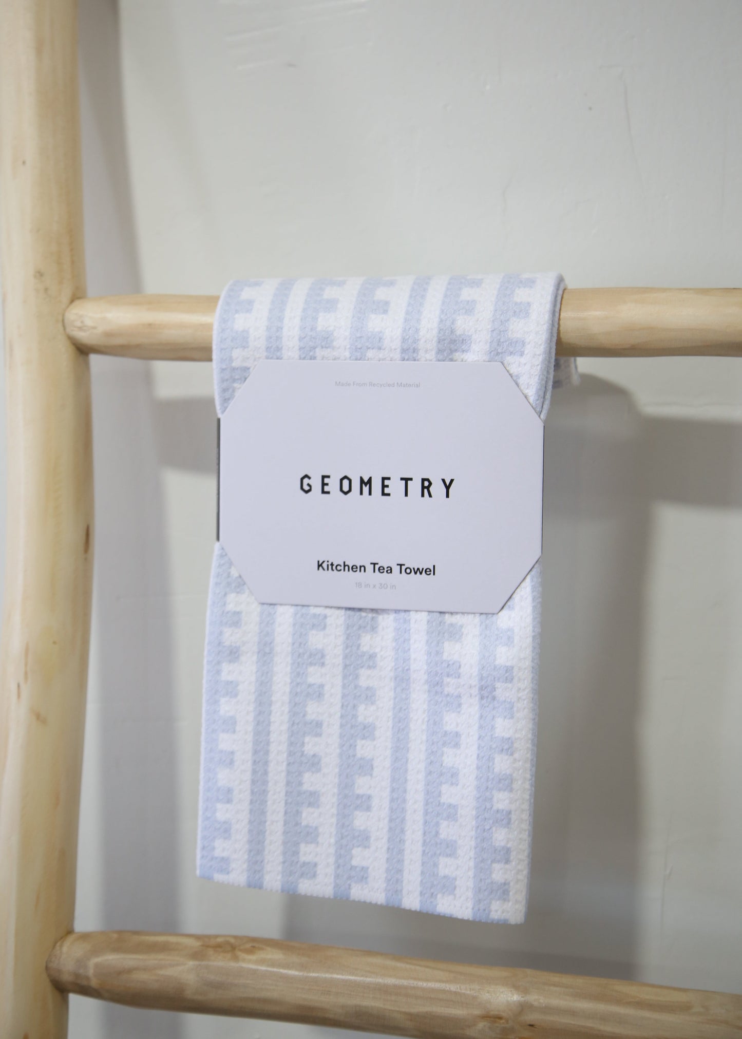 Fresh Linen Geometry Tea Towel