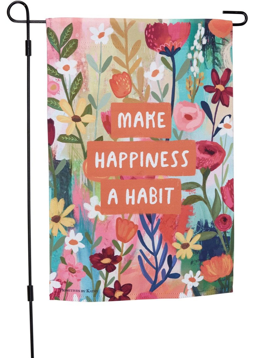 Happiness Garden Flag