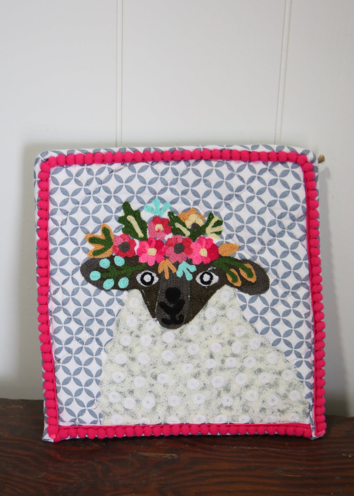 Wooly Sheep Pot Holder