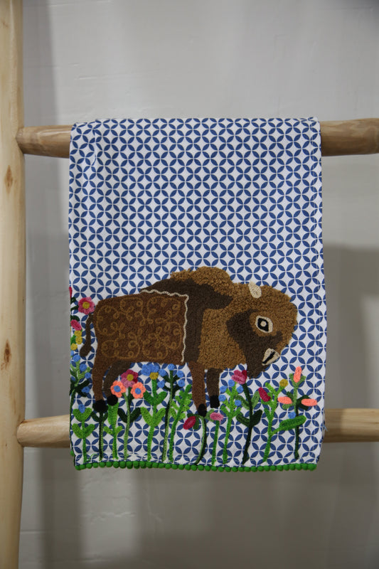 Bison Farm Tea Towel