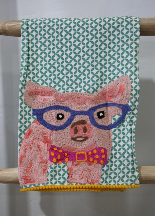 Pig Tea Towel