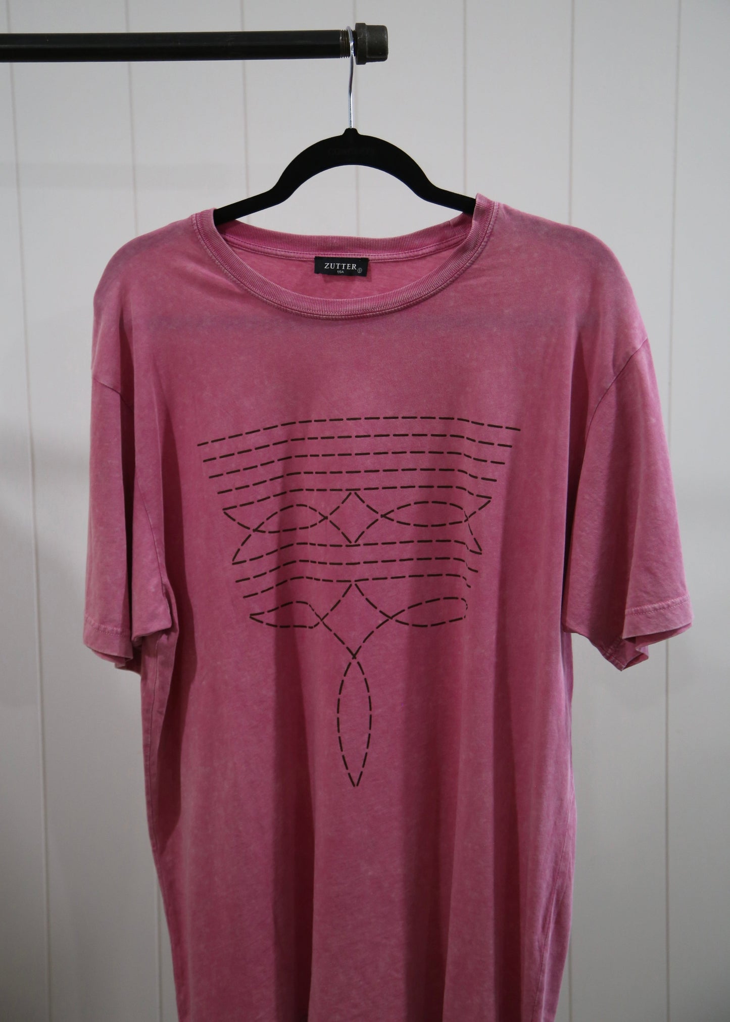 Cowboy Boots Toe Stitch Graphic Tee