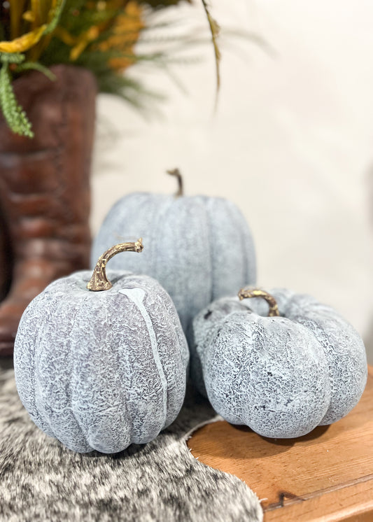 Decorative Blue Pumpkins