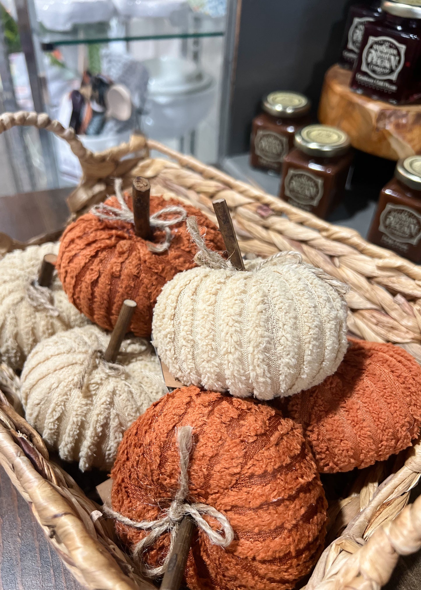 Mini Chenille Pumpkin