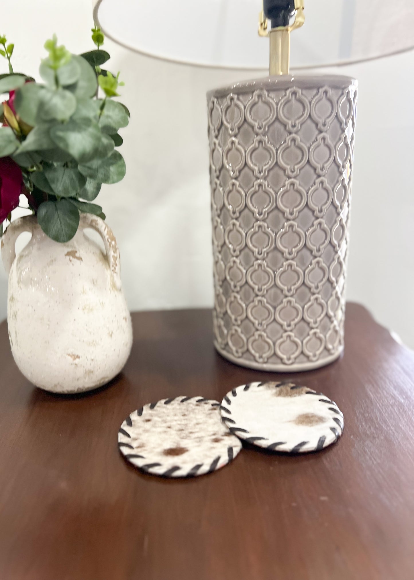 Cowhide Coasters