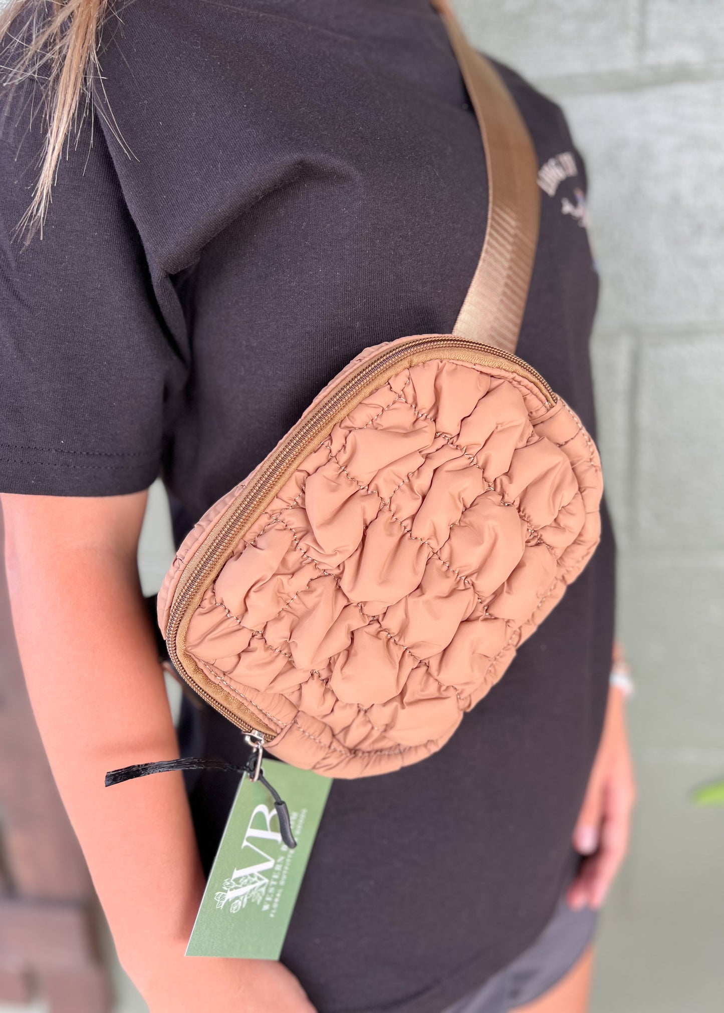 Quilted Puff Crossbody Bag