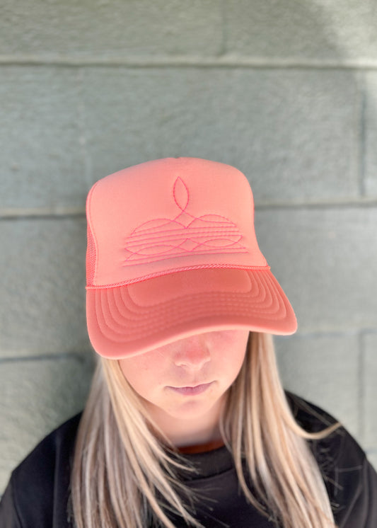 Boot Stitch Trucker Cap