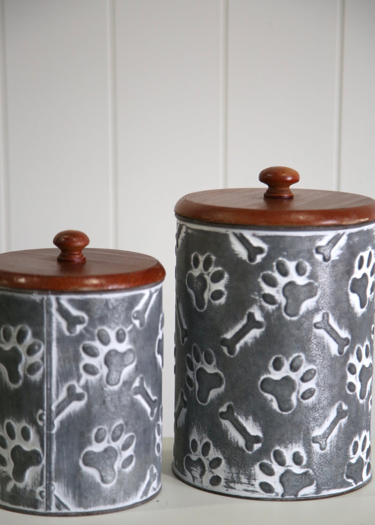 Paw Print Canister Set