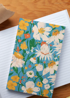 Blue Bouquet Denik Classic Layflat Lined Notebook