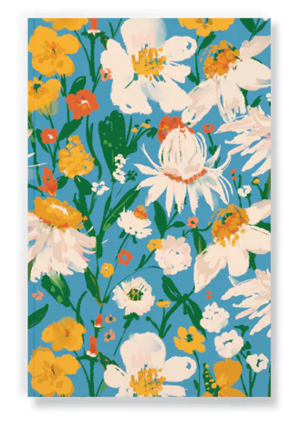 Blue Bouquet Denik Classic Layflat Lined Notebook