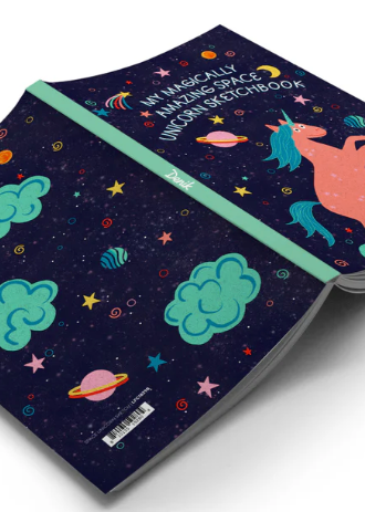 Space Unicorn Denik Classic Layflat Notebook