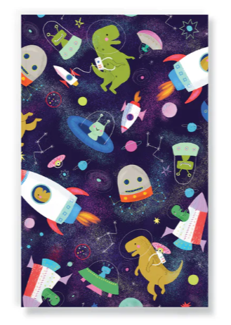 Space Dinos Denik Classic Layflat Lined Notebook