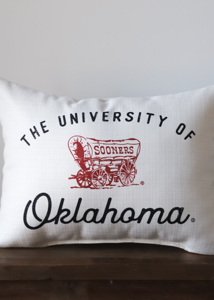 The University Of Oklahoma Pillow