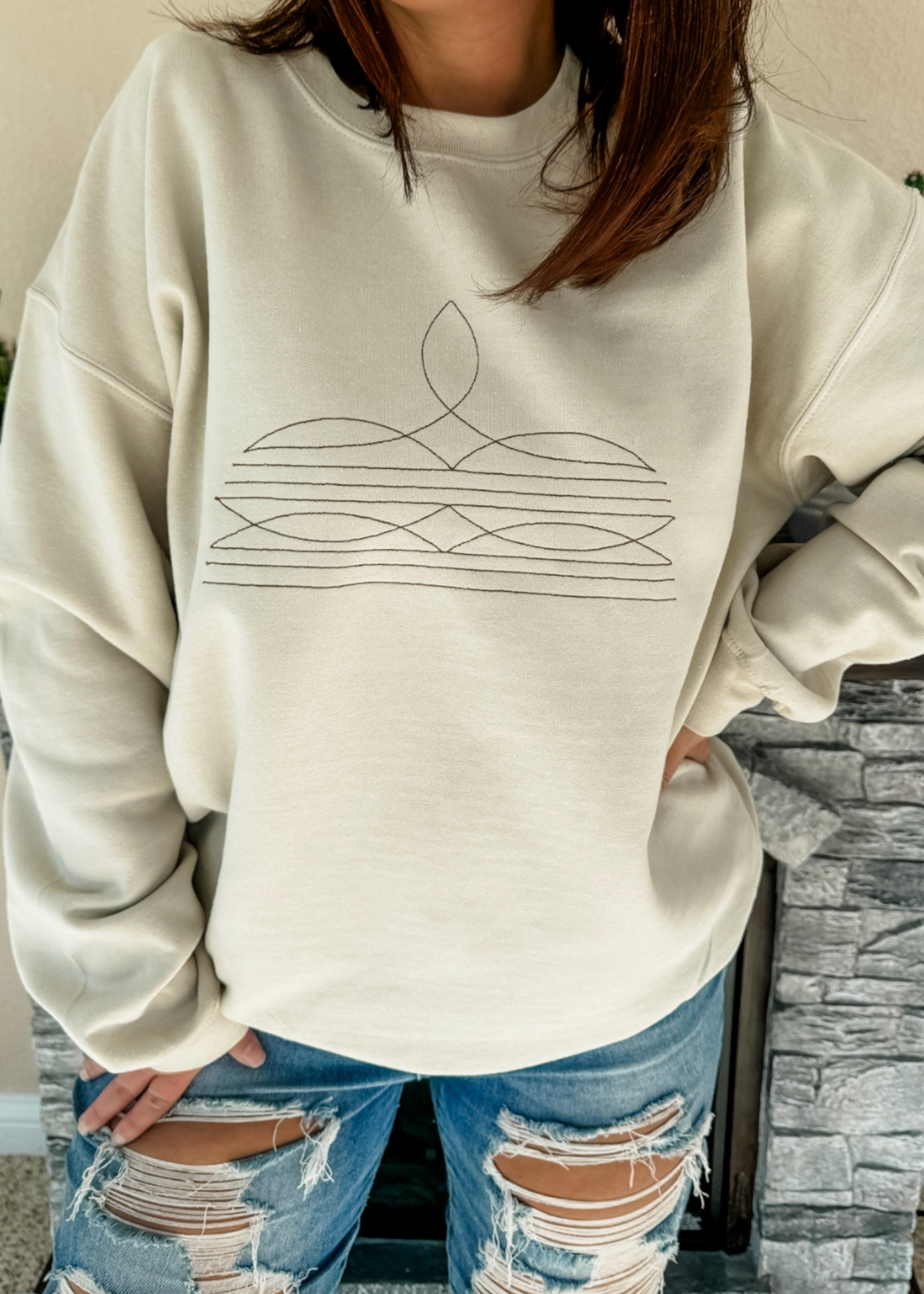 Boot Stitch Crewneck