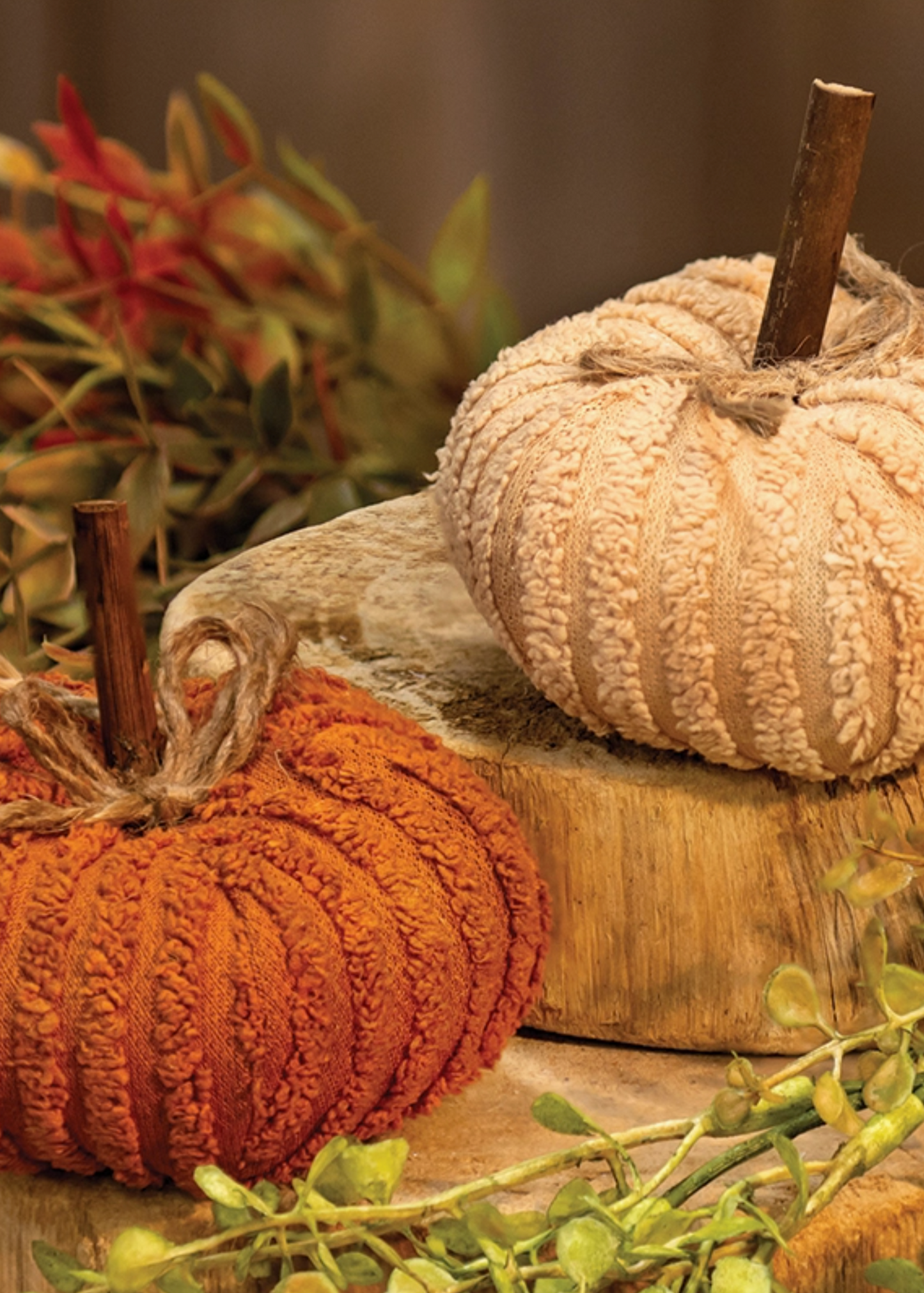 Mini Chenille Pumpkin