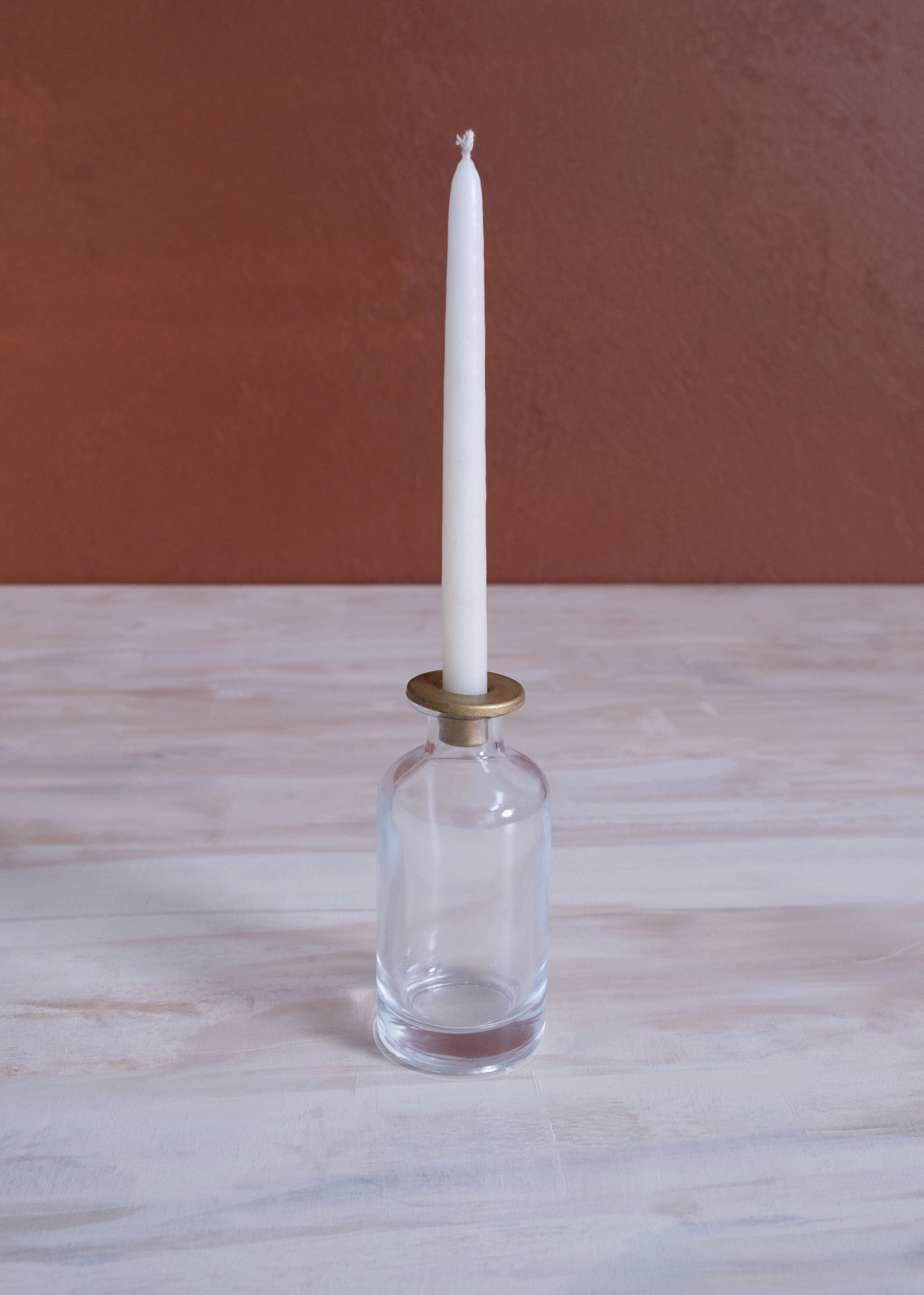 Skinny Taper Glass Candle Holders