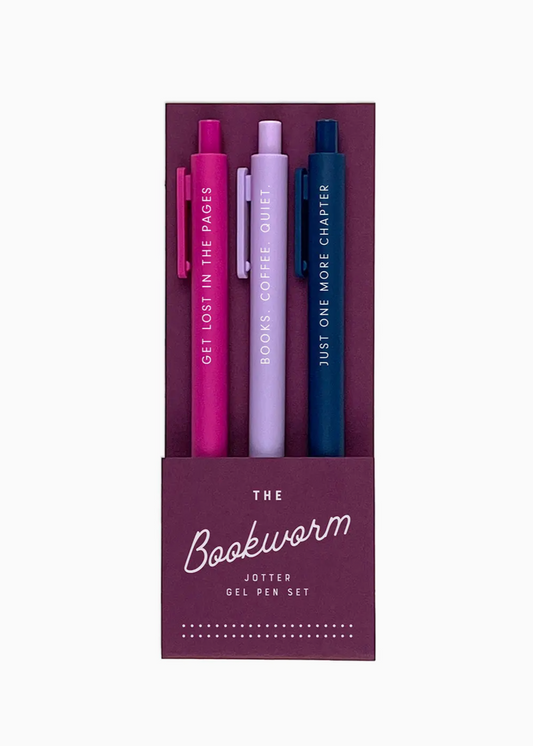 The Bookworm Gel Pen Set