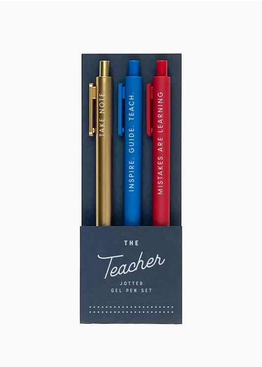 The Teacher Gel Pen Set