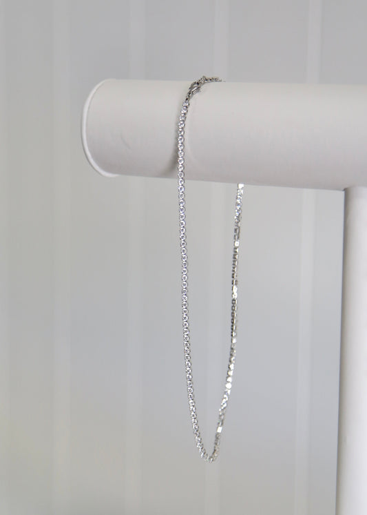 Silver Stella Tennis Necklace