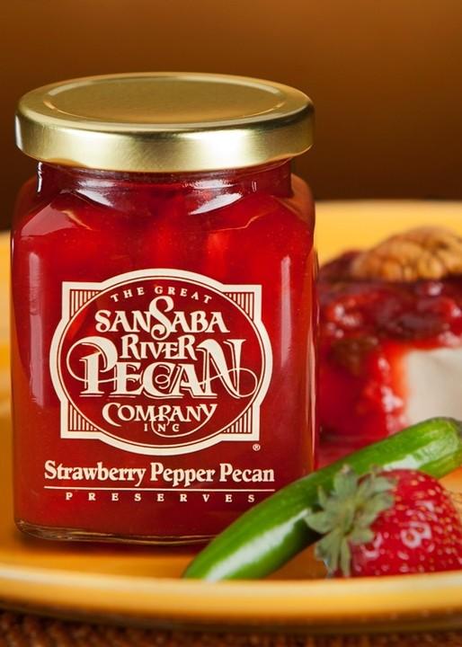 Strawberry Pepper Pecan Preserves